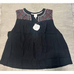 Knox Rose Black Sleeveless Top, 4x